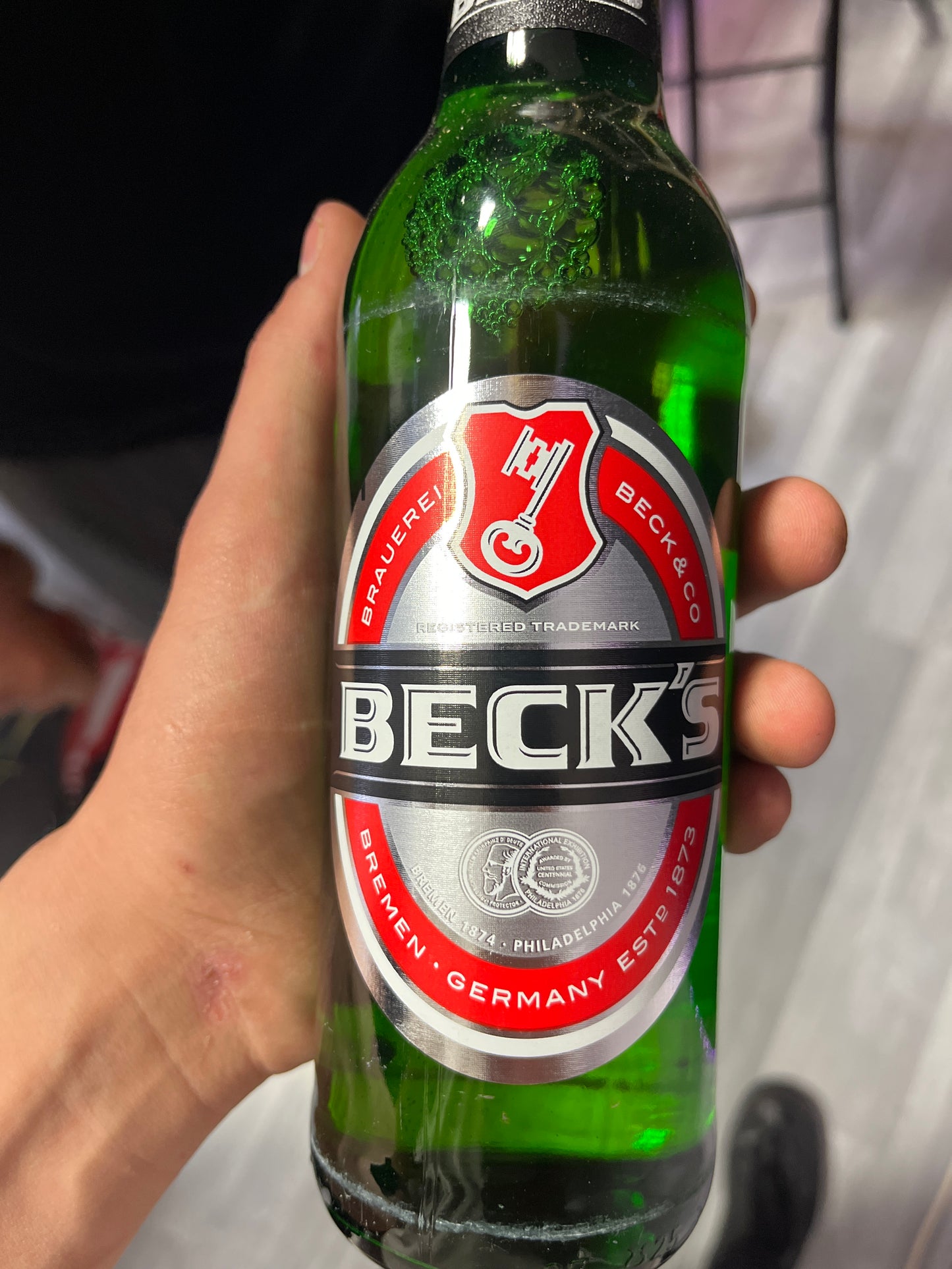 Becks Glasflasche, 0,5 l 
