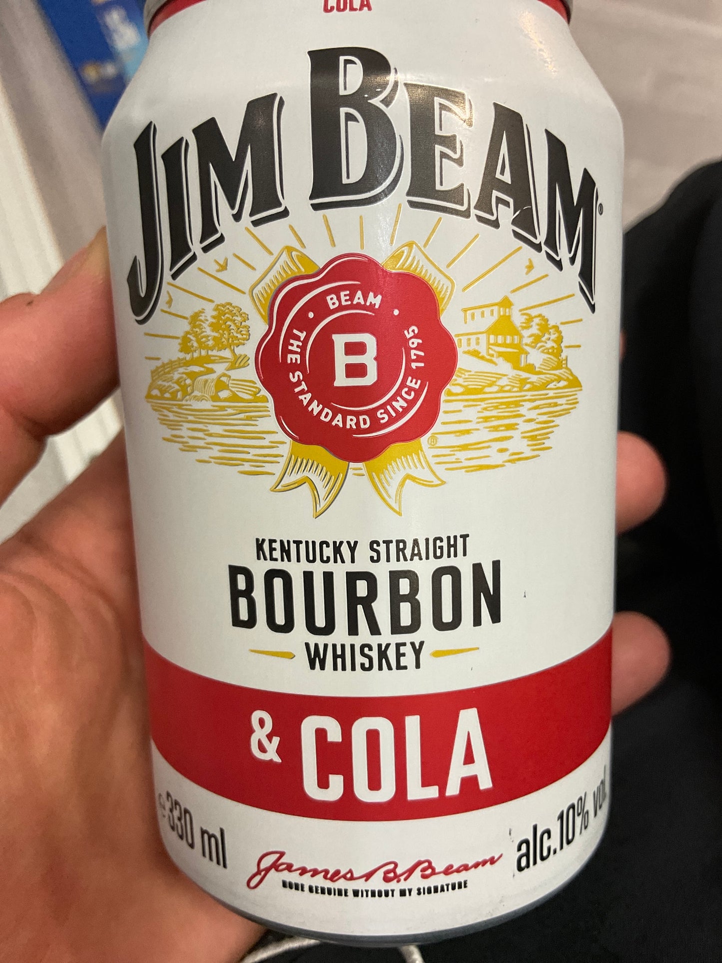 Jim Beam Cola, 0,33 l Dose