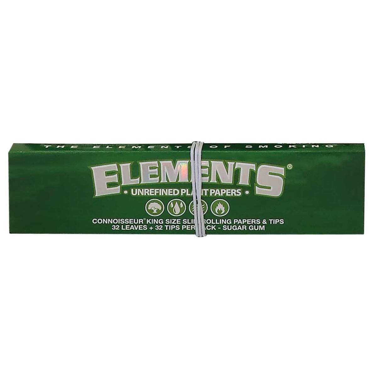 Elements Green King Size Slim mit Tips