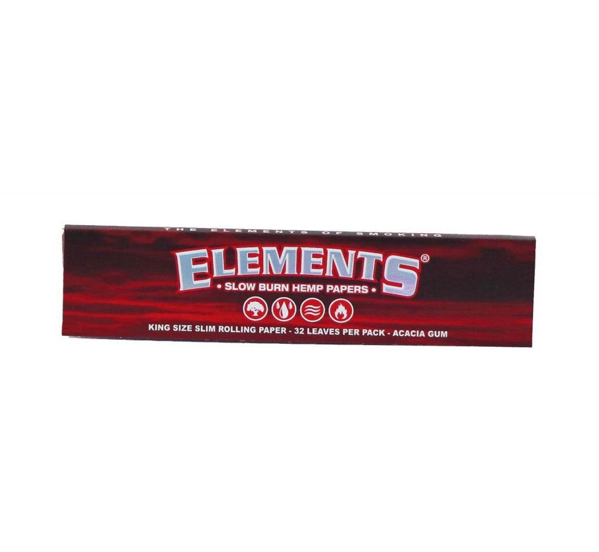 Elements slow, Burn Hemp Paper red 