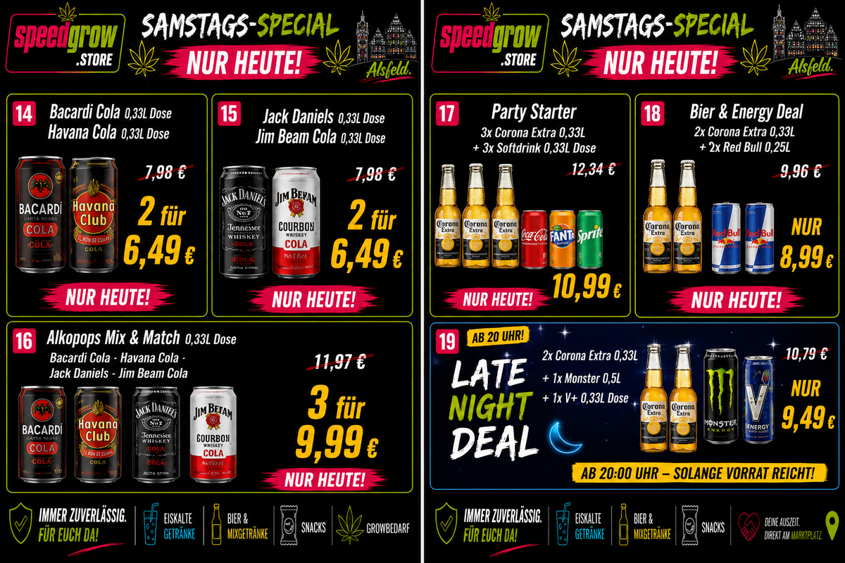 Samstagsangebote ￼