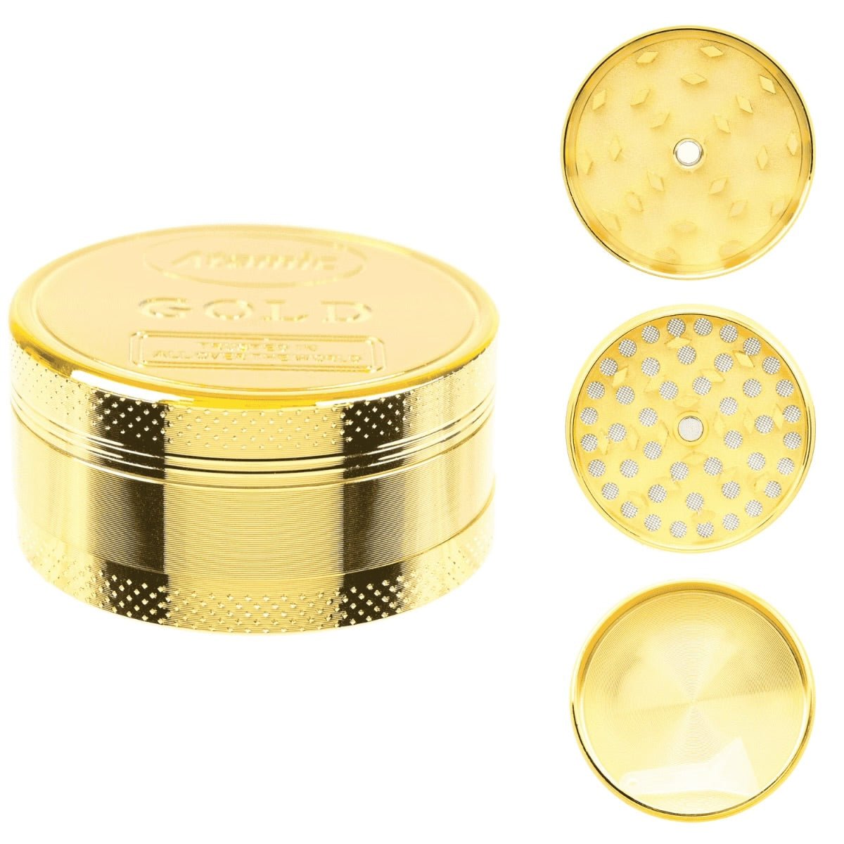 Atomic Grinder 4-teilig - 50mm GOLD