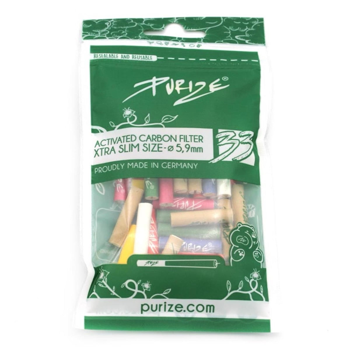 33 PURIZE® XTRASLIM SIZE MULTICOLOR