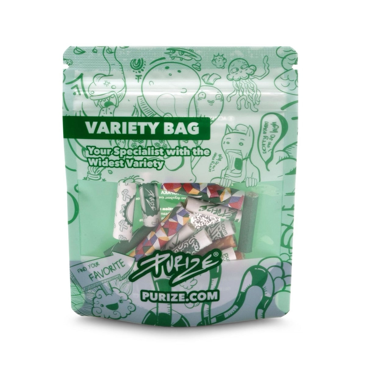 PURIZE Aktivkohlefilter Variety Bag