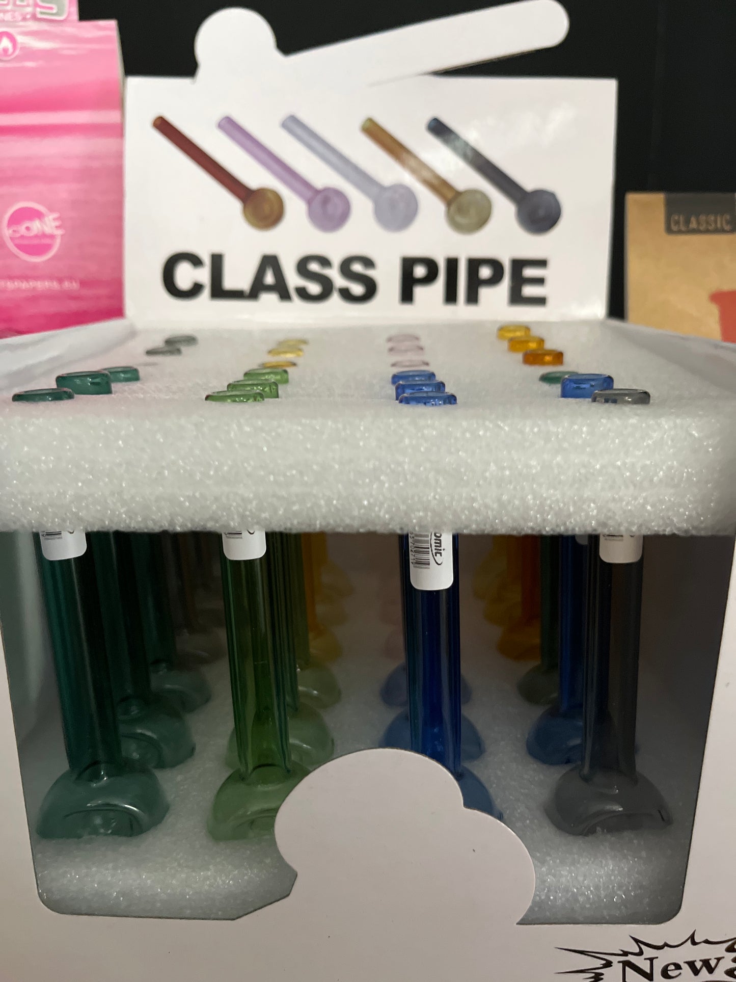 Atomic Glass Pipe Basic - 8 Farben