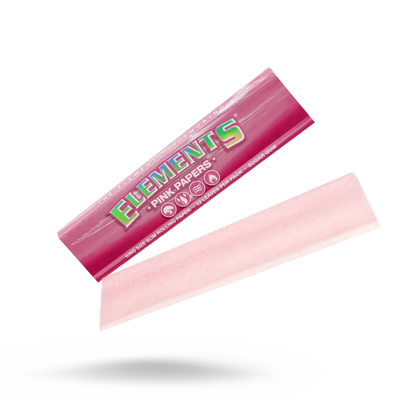 Elements Pink Papers King Size Slim á 32 Blatt
