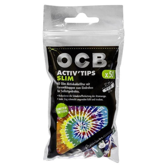 OCB Aktivkohlefilter 7mm Limited Edition 50 Stück pro Beutel