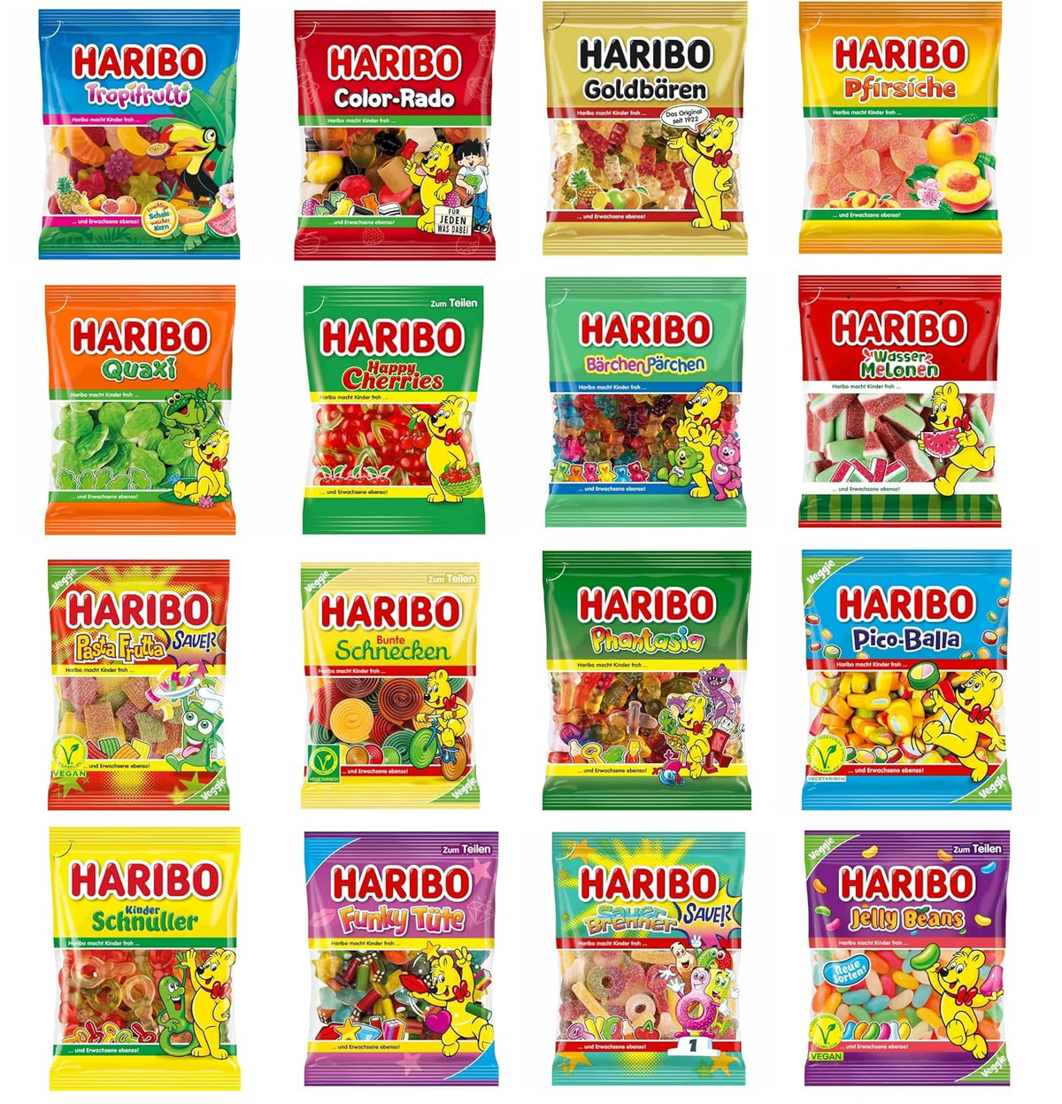 Haribo, verschiedene Sorten 140g ,160g , 175g